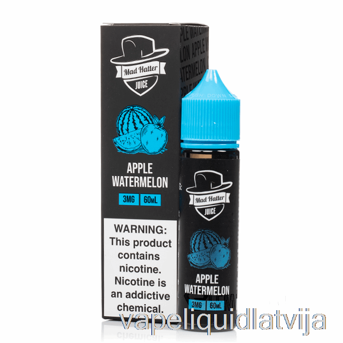 ābolu Arbūzs - Mad Hatter - 60ml 3mg Vape šķidrums